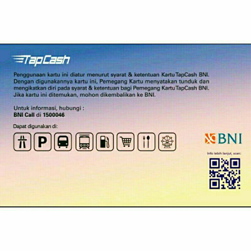 BNI Tapcash edisi Ramadhan (Ungu) /Like eMONEY eTOLL Flazz or Brizzi