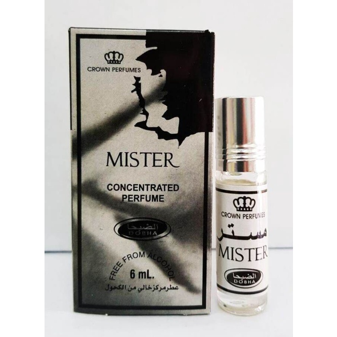 MISTER Parfum DOBHA Kemasan 6ml Minyak Wangi Roll On Non Alkohol