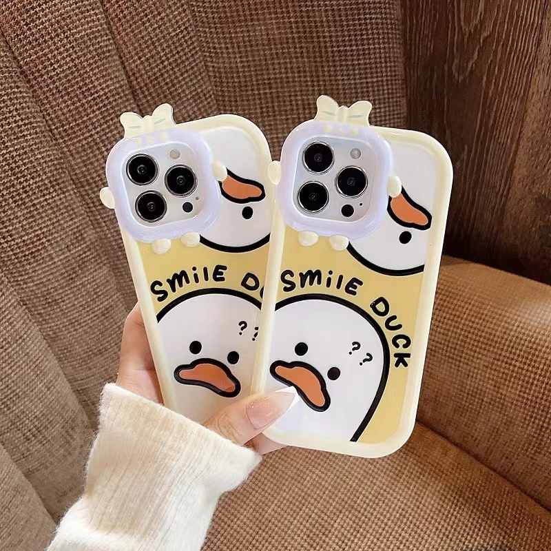 Ins Casing iPhone 14 14pro 14Plus 14prm 13prm 11 6splus 7Plus 8Plus Xr XS 13 12pro Max Motif Bebek Shockproof