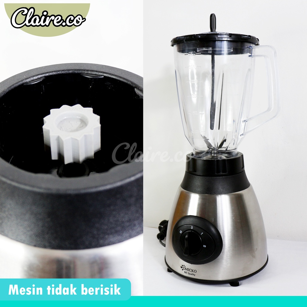 Blender Omicko BLY66 / Kapasitas 1.5 Liter / 6 Mata pisau