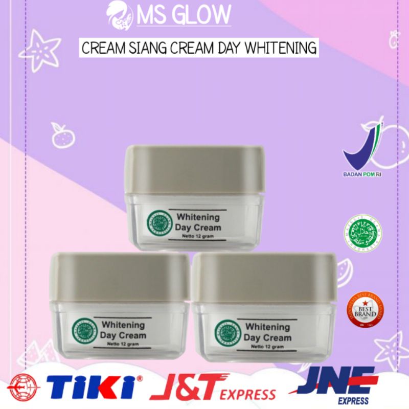 Ms glow whitening day cream/Whitening Day cream Ms glaw cream whitening cream siang Ms glow