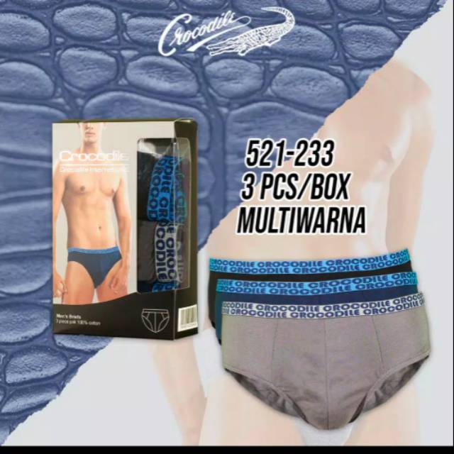 celana Dalam Pria / cd CROCODILE 233 / cd pria /sempak /grosir pakaian dalam pria murah