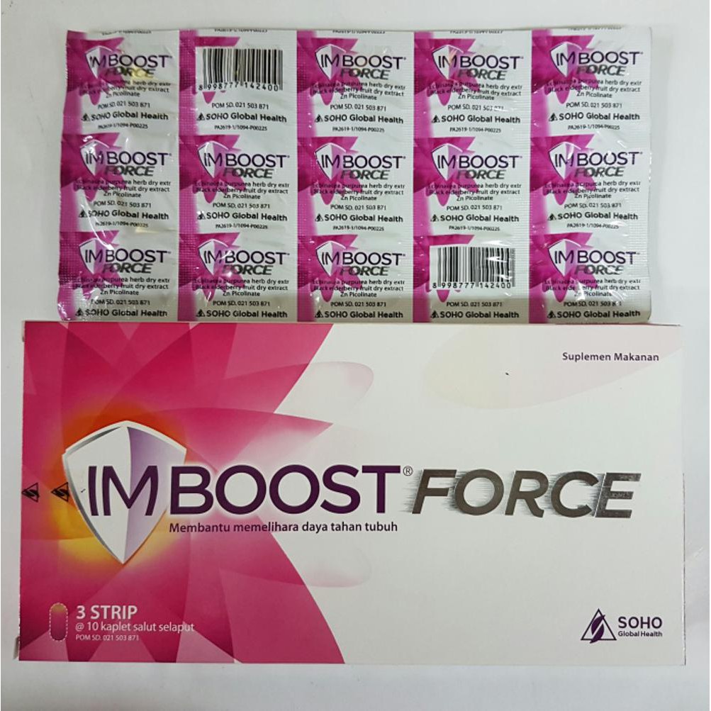 IM BOOST FORCE TAB VITAMIN 10'S