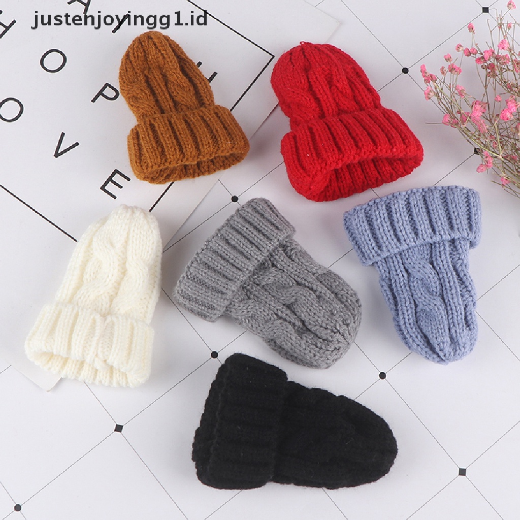 Miniatur Topi Beanie justenjoyingg1.id / 1 / 6 Untuk Dekorasi Rumah Boneka