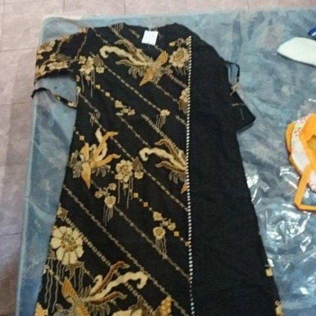 Ms Gamis Batik Sriwedari Maxi Super Jumbo Xxl Ld 110cm Bumil/busui Katun Sogan