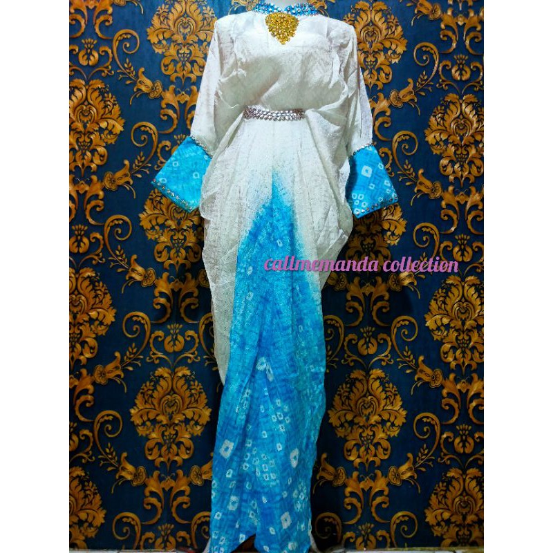 kaftan safira biru
