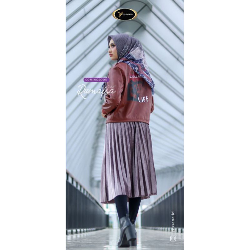 Rumaisha dan Zulima scarf by yessana