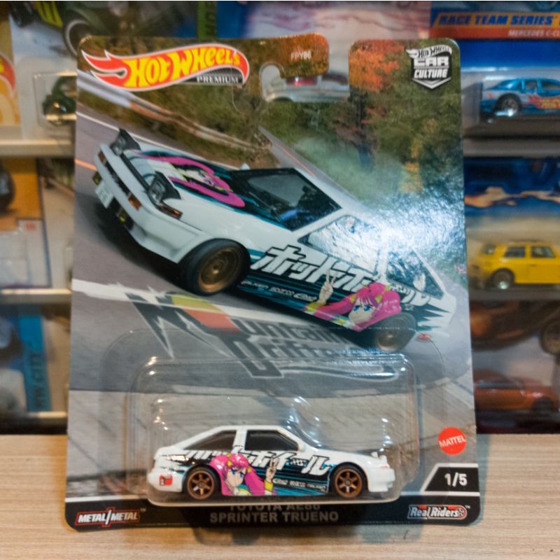 HOT WHEELS TOYOTA AE86 SPRINTER TRUENO - MOUNTAIN DRIFTERS - PREMIUM