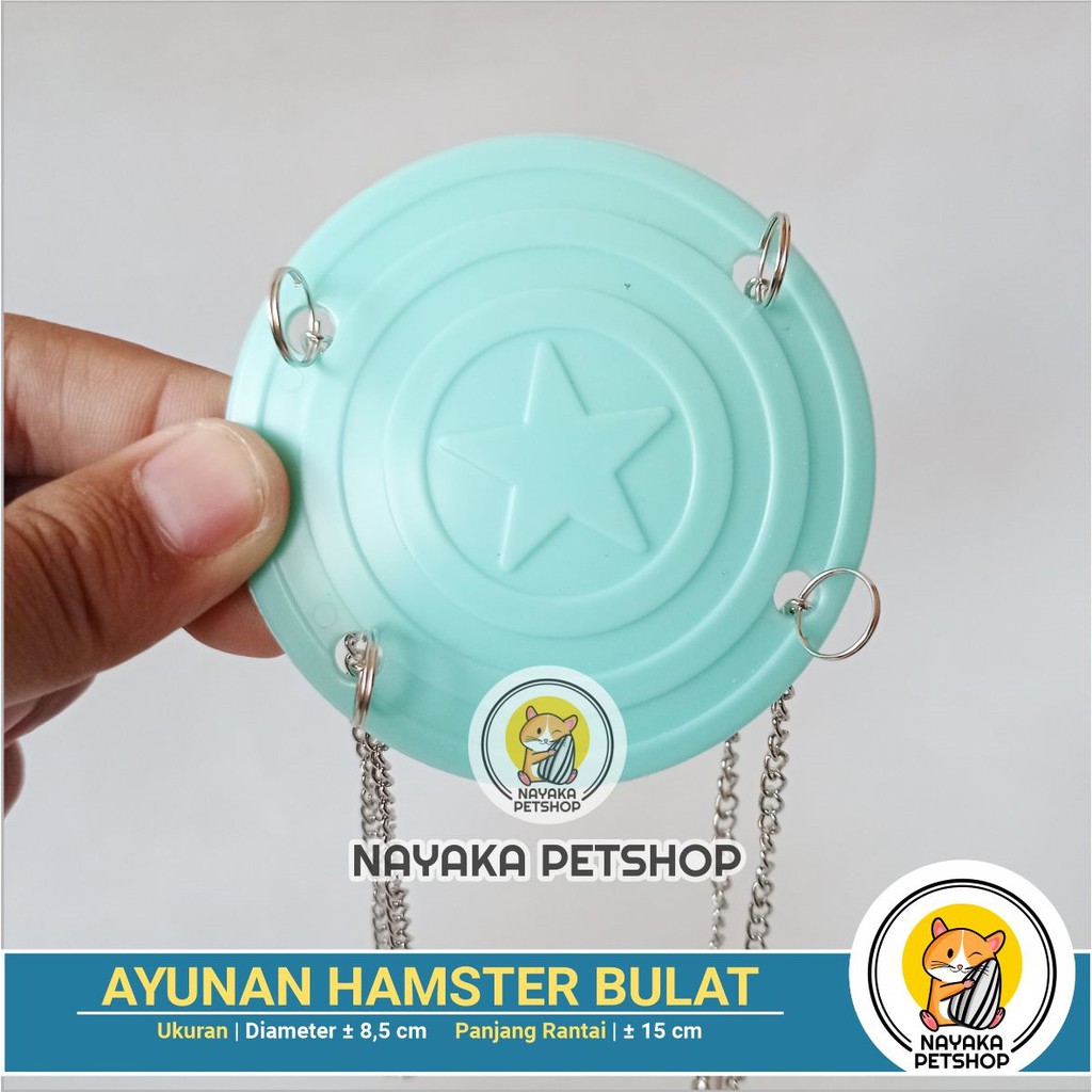 Ayunan Hamster Murah Bulat Mainan Hamster Swing