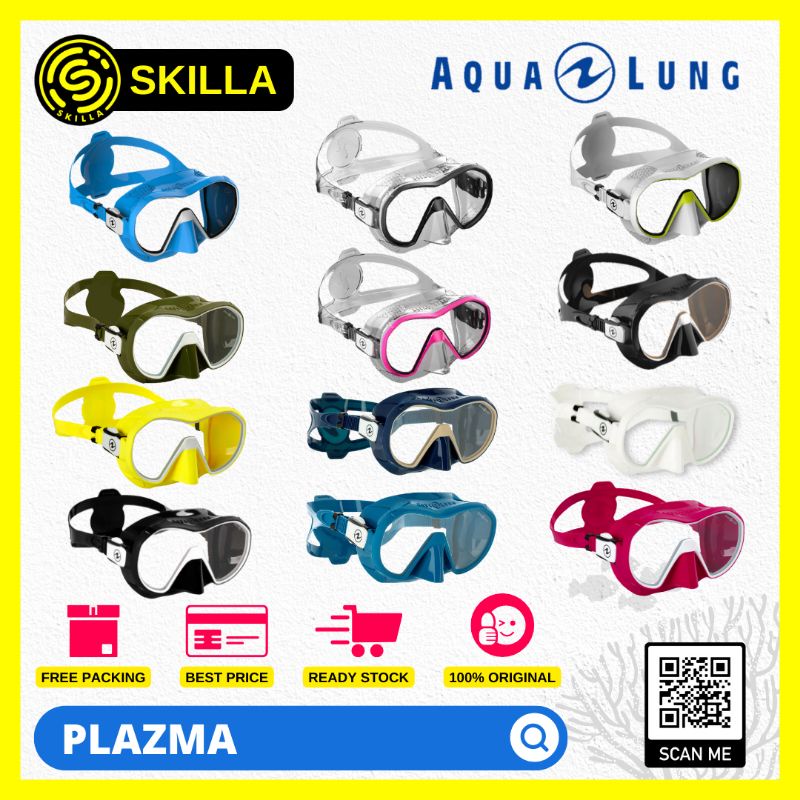 Promo Aqualung Plazma Dive Mask Scuba Diving