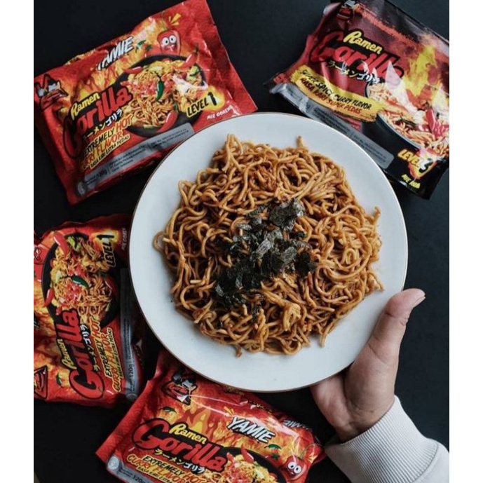 

Ramen Gorilla Yamie pedas level 3 120 gr