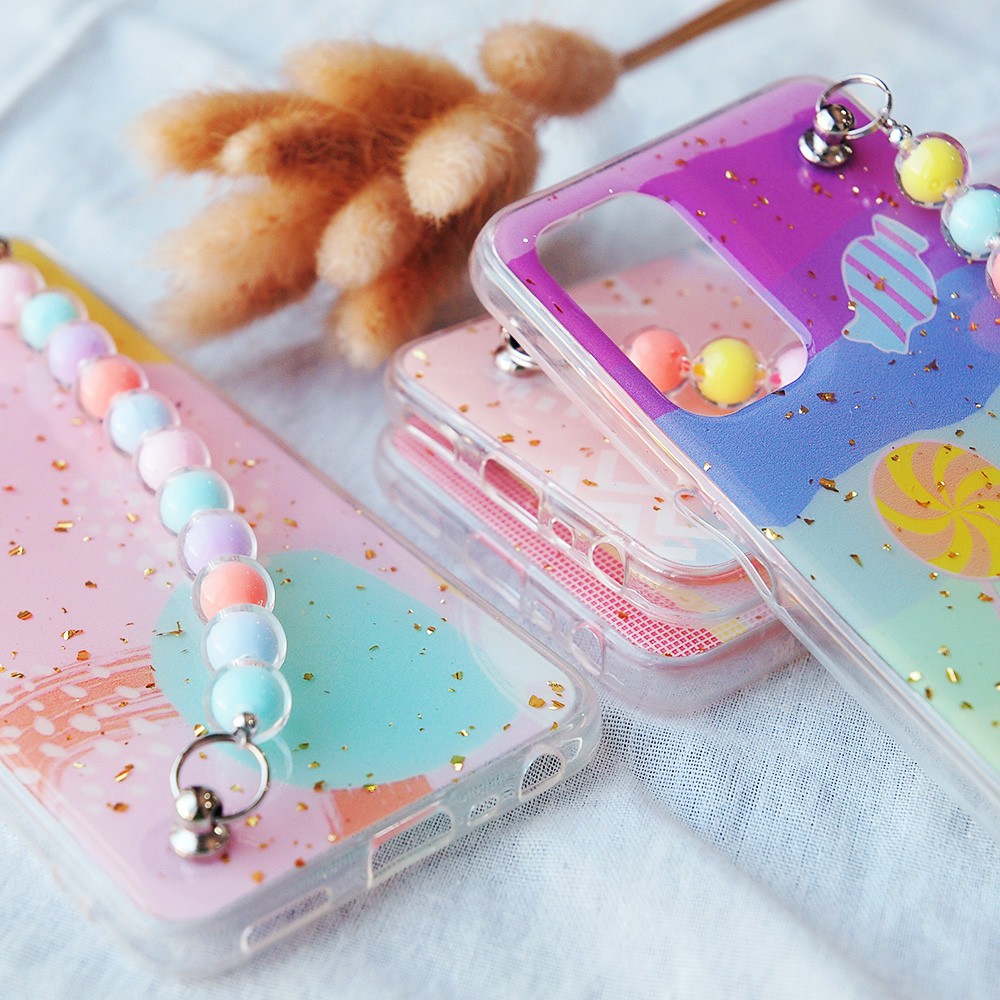 SOFTCASE STRAP GRIP OPPO A15 A3S A7 F1S A53 A54 A92 A9 2020 RENO 4F SOFTCASE MOTIF STRAP