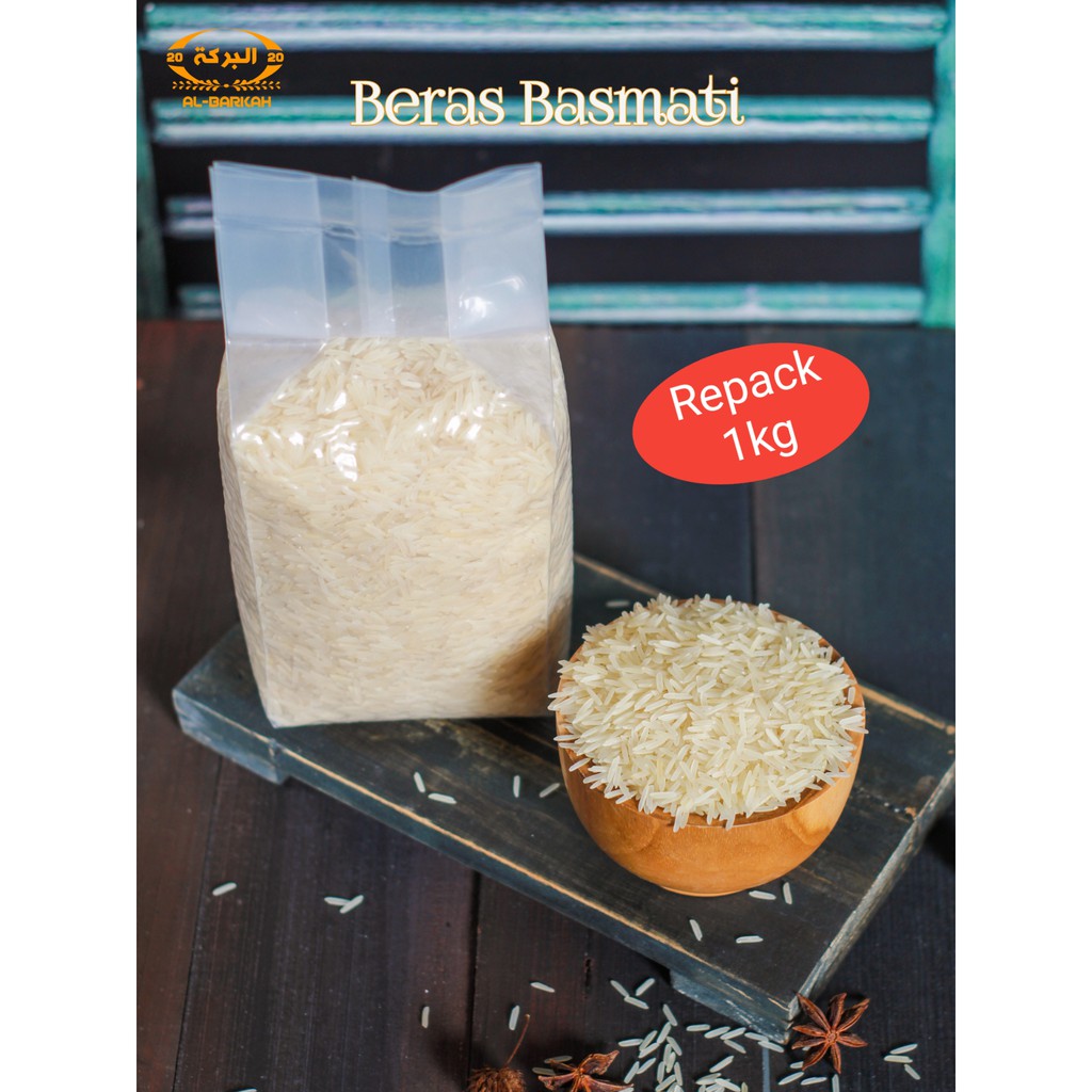 

RB22 Beras Basmati India Premium 1kg Kemasan Vacum