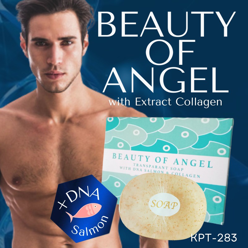 Glow Soap Beauty Of Angel Sabun Pemutih Badan Perawatan Mandi Muka Wajah Collagen Jerawat Tubuh Acne Bakteri Pria Wanita Whitening Glowing Permanen bpom