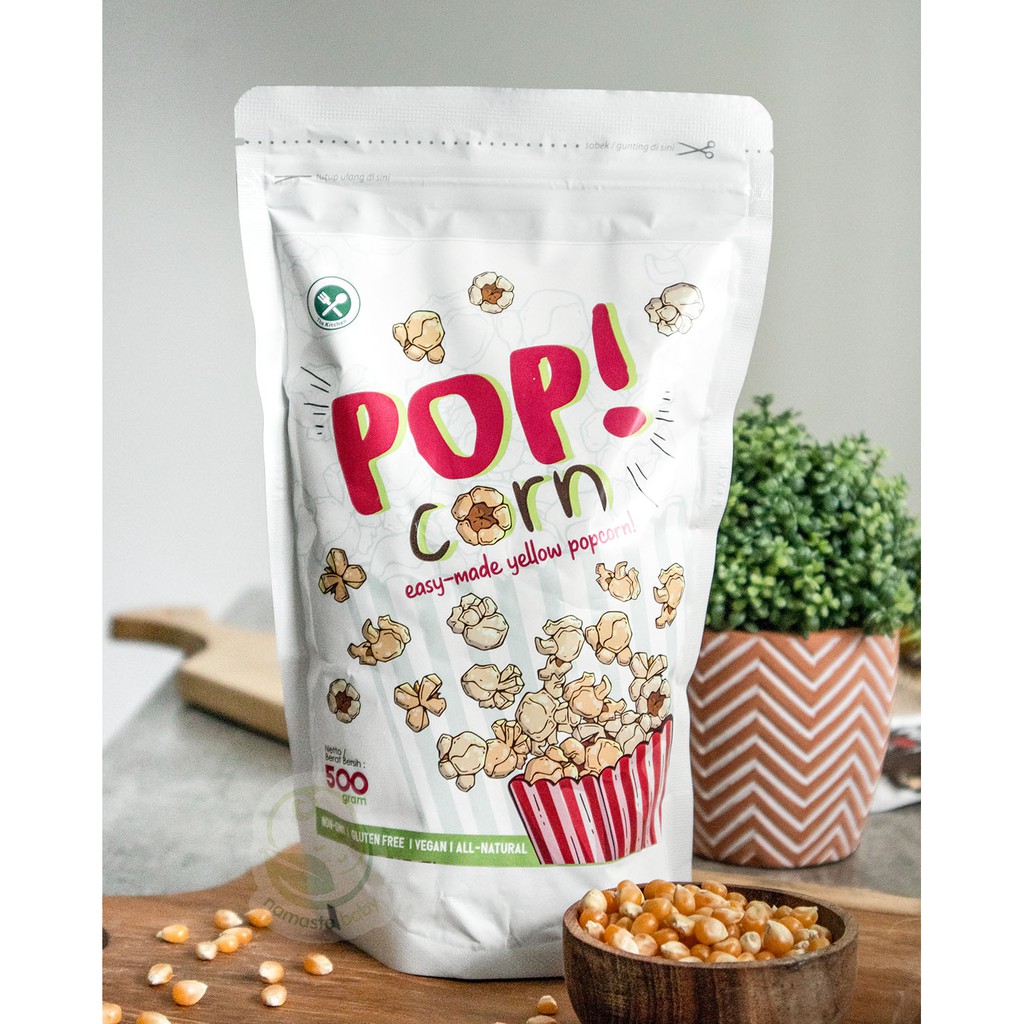 

POP CORN - EASY MADE NON GMO YELLOW POPCORN 500GR