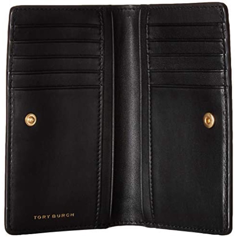 Tory Burch Georgia Slim Medium Wallet Black (TB8808)