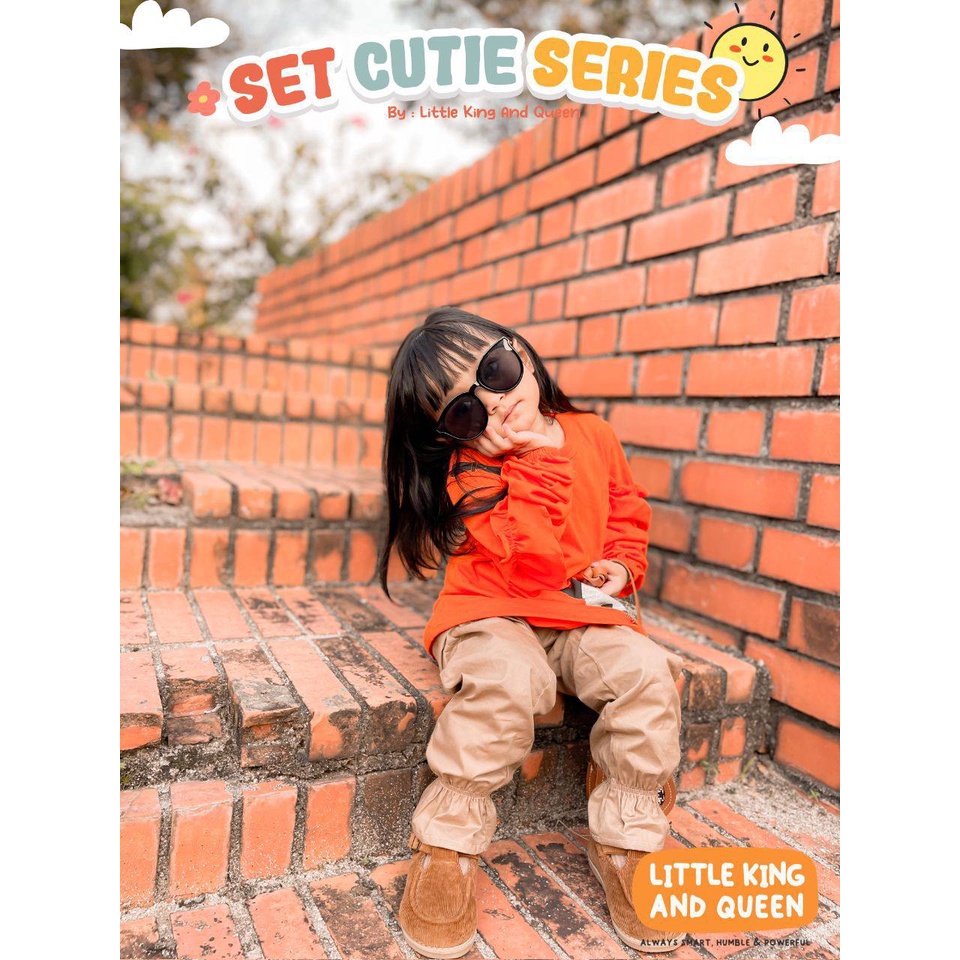 Setetelan anak Cutie Series by Little King &amp; Queen