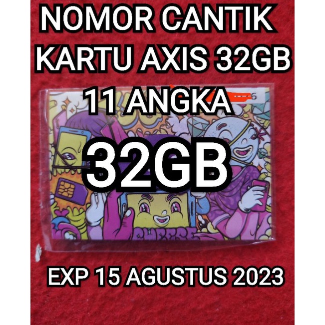 Jual KARTU MURAH AXIS 32GB | Shopee Indonesia