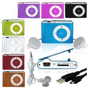 Pod mp3 Player Music musik box TF SD card Clip Micro USB