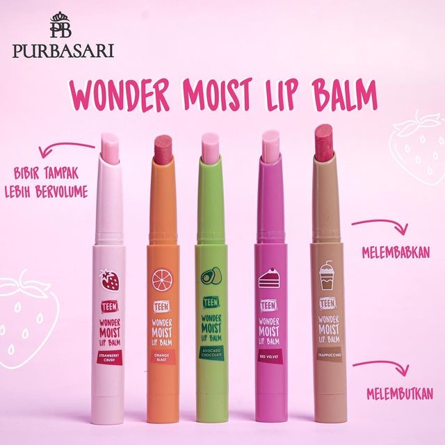 ❤ MEMEY ❤ PURBASARI Teen Wonder Moist Lip Balm