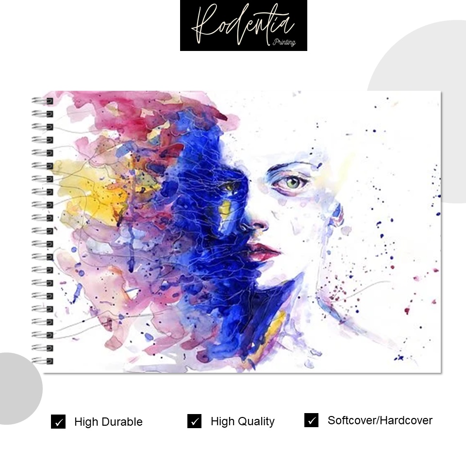 

Sketch Book Buku Sketsa Kertas Tebal 200/150/100 Gsm Ukuran A4 Isi 80 - 30 lembar Kualitas Premium Softcover Jilid Spiral Samping Kode S01 - S10