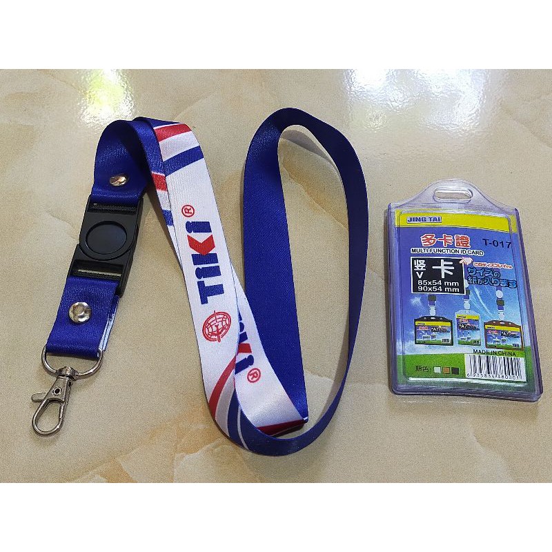 [READY STOK] Tali id card TIKI satuan lanyard printing