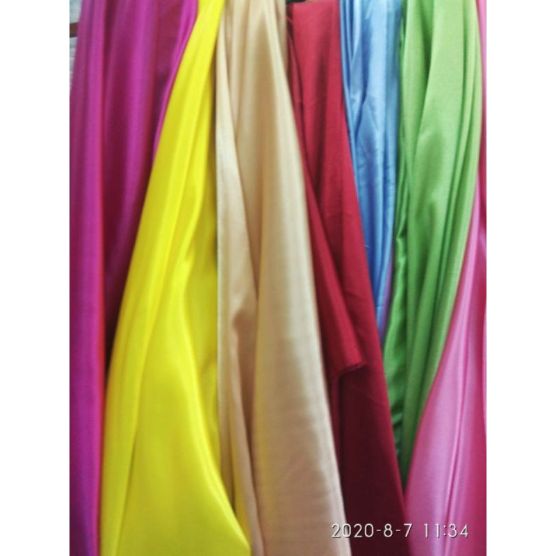 KAIN SATIN SILK / Kain Satin Silk Charmuse / Kain Satin Silk Polos / Kain Satin Silk Sutera Maxmara