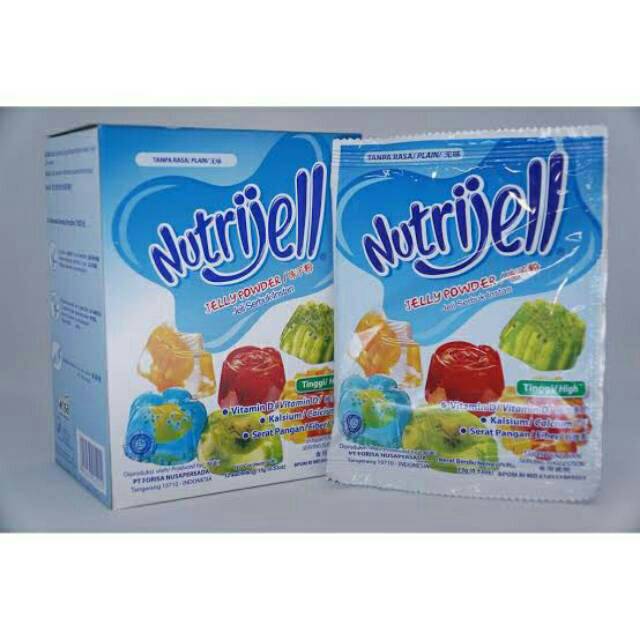 

Nutrijell agar rasa plain 15gr