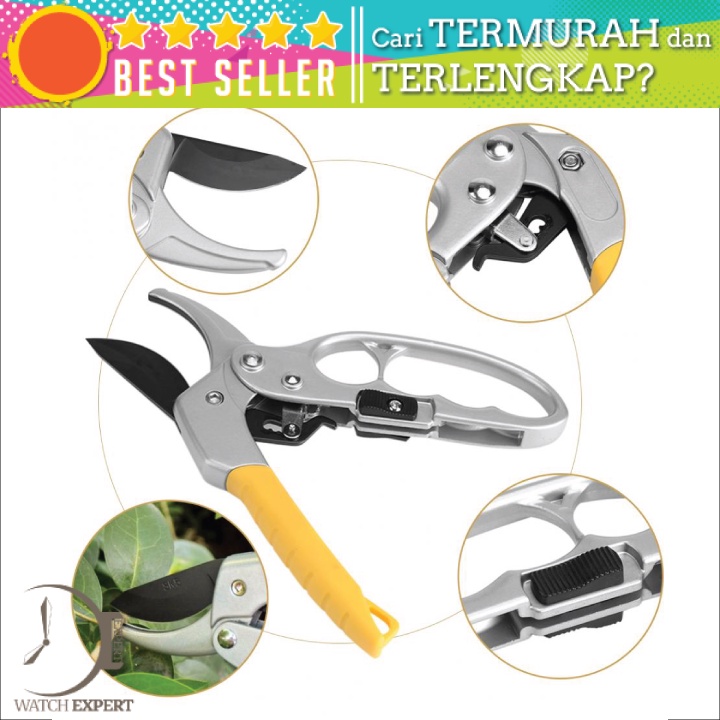 Bisa COD Gunting Taman Ranting Tumbuhan Bunga Garden Pruning Shear Scissors - Knifezer W238