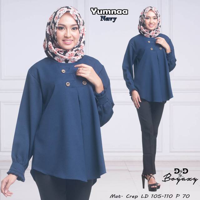 Yumna Dress Tunic syari
