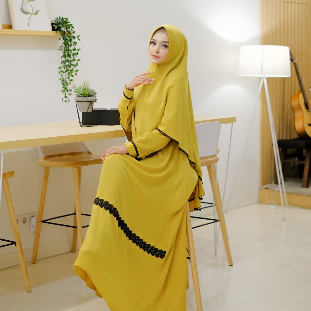 TERBARU READY STOCK GAMIS HANNA ORIGINAL AQSHOYA JUMBO KEKIANIAN