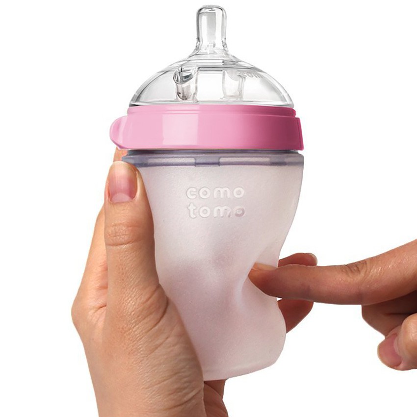 Comotomo Pink 250ml Single Pack – Botol Susu Bayi