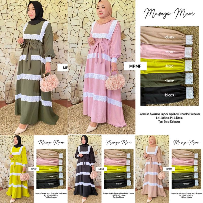 gamis jumbo - masayu maxi