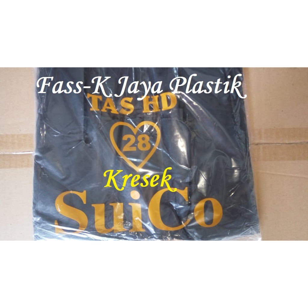 KRESEK hitam 28 / KRESEK OLSHOP / kantong plastik asoi asoy sangkek PEMBUNGKUS
