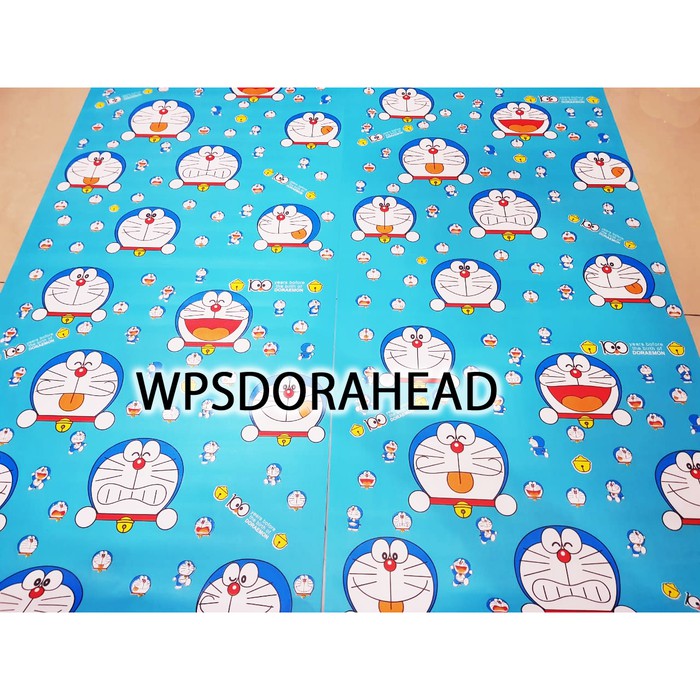 Wallpaper Dinding Kartun Kepala Doraemon Head Lucu ratudinding Stiker Hiasan Dekor Tembok Kamar Anak