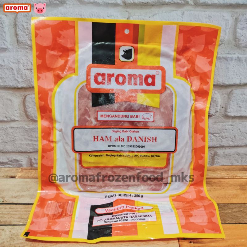 

AROMA PORK HAM ALA DANISH (DAGING HAM BABI ALA DANISH) 250 GR