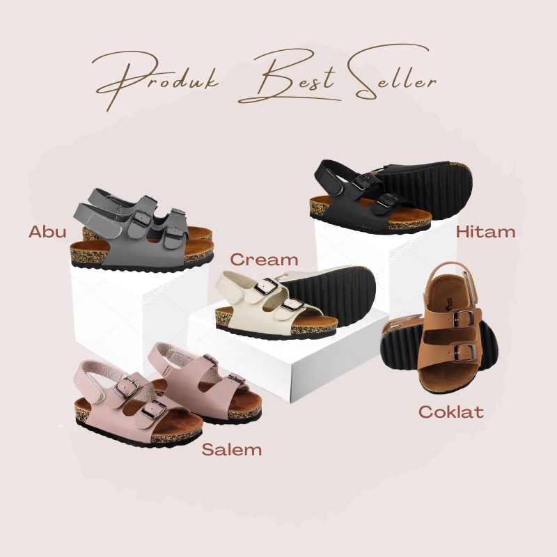 Sandal Anak Unisex Usia 1 2 Tahun Best Seller Product CHT4