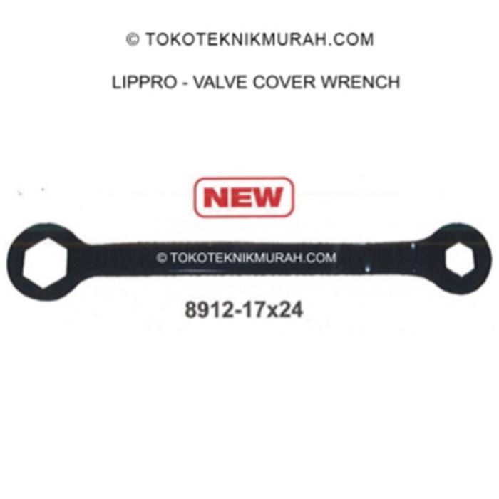 Lippro Valve Cover Wrench 17x24mm Baru - 8912-17x24