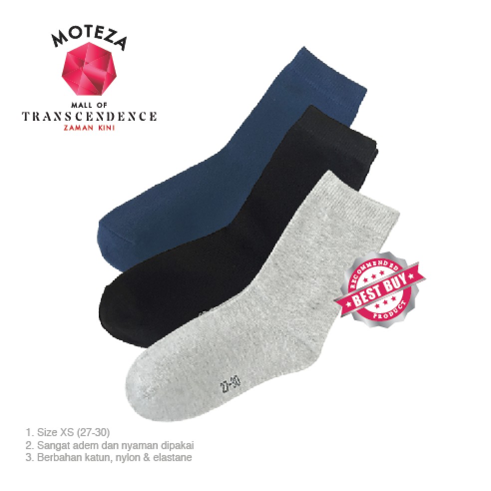 Moteza Kaos Kaki Anak / Kids Socks - Premium XS (size 27- 30)