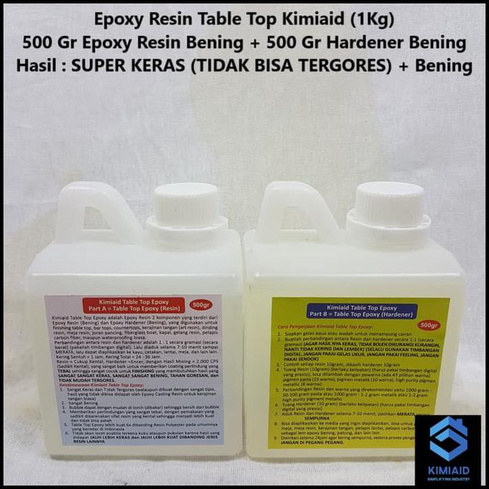 Promo Spesial - Epoxy Resin Table Top - 1 Kg - Epoxy Resin Meja Table Top