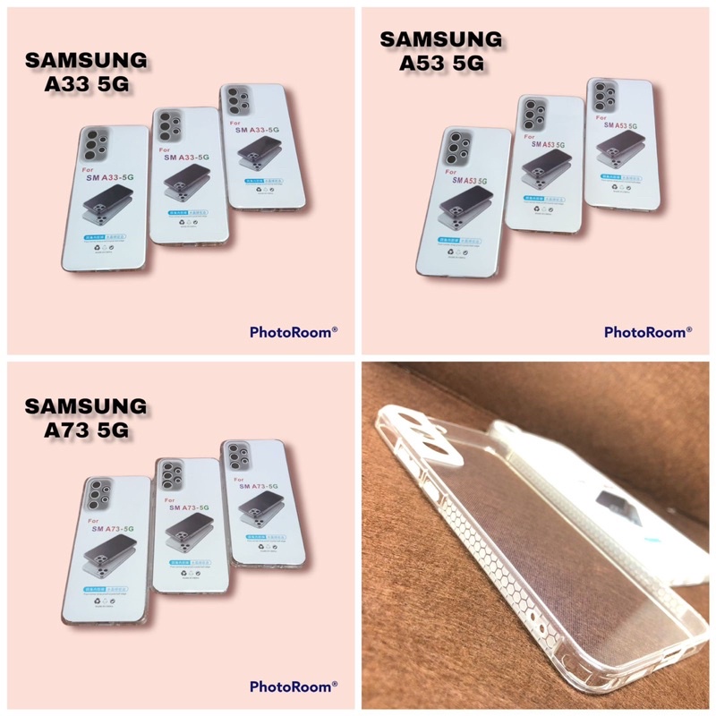 Ready Case HD Crystal Samsung A33 5G A53 A73 Hand Grip Premium Class Case Type New 2022