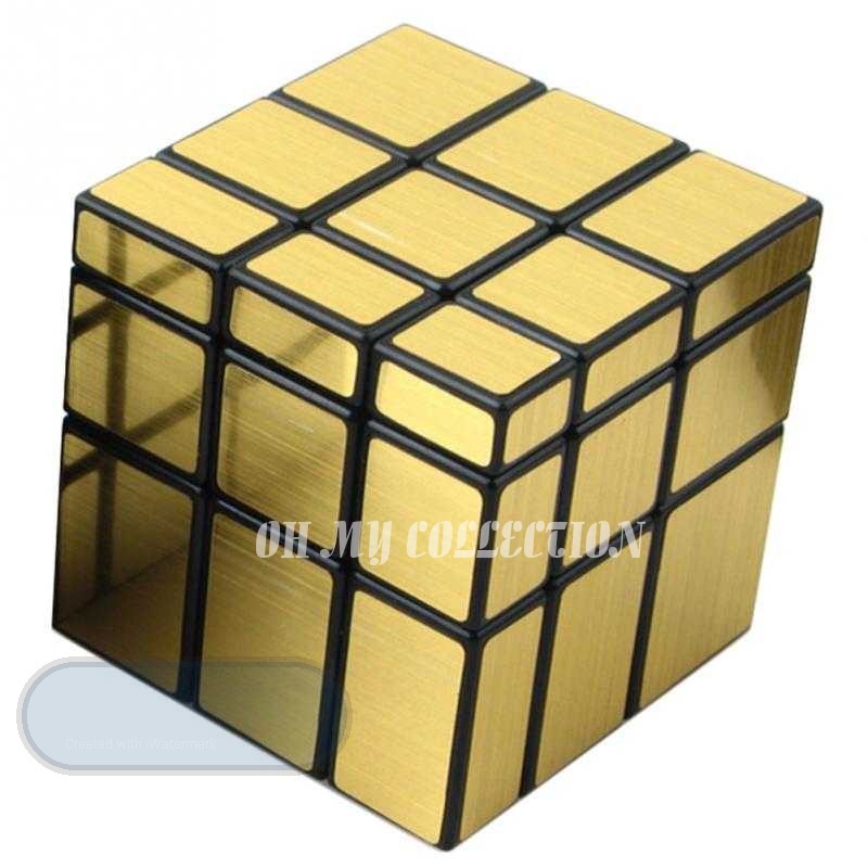 [COD] PROMO!!! Rubik Cube Magic Puzzle New Style 3 x 3 x 3| Rubik Cermin 3x3 Rubik Gold| Rubik 3x3 Cermin Emas