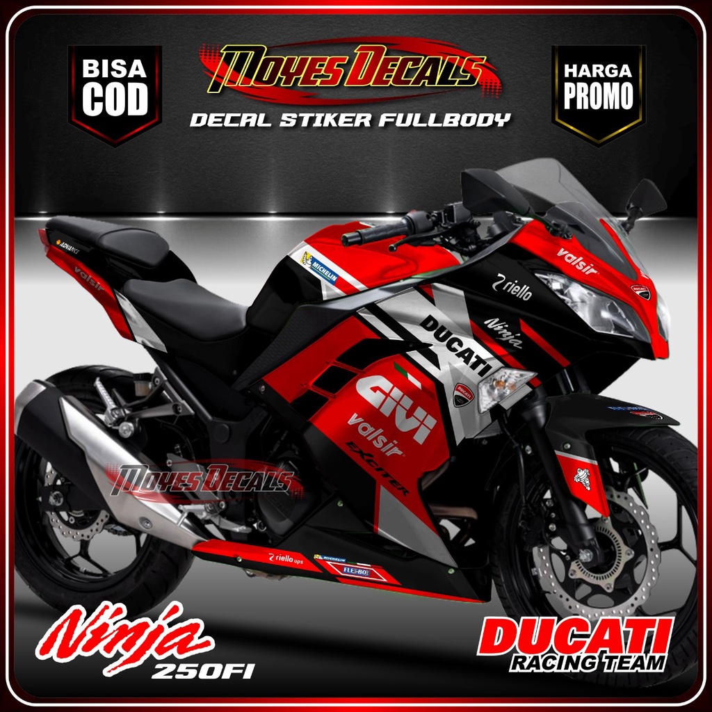 Jual Decal Ninja 250 FI Fullbody Givi | Shopee Indonesia