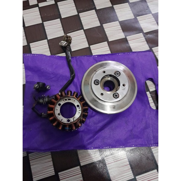 Magnet spul set one way Vixion old 3C1 original copotan