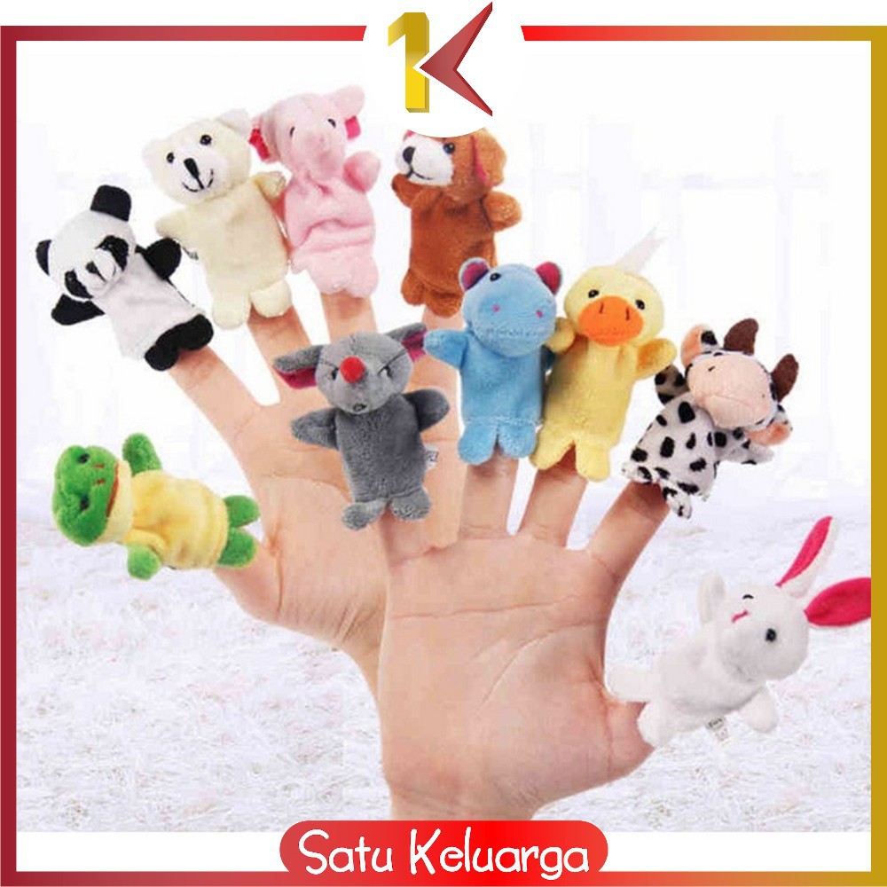 Jual SK-M8 Boneka Jari Mainan Anak Bayi Finger Puppet Mainan Edukasi