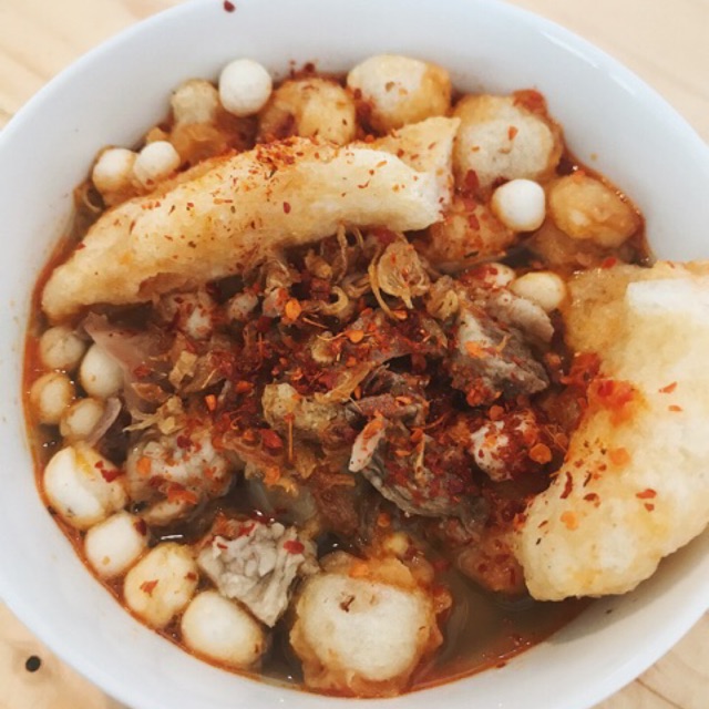 

Baso Aci Nah! Varian keju/ayam/sapi/mercon/tetelan/kornet/sosis