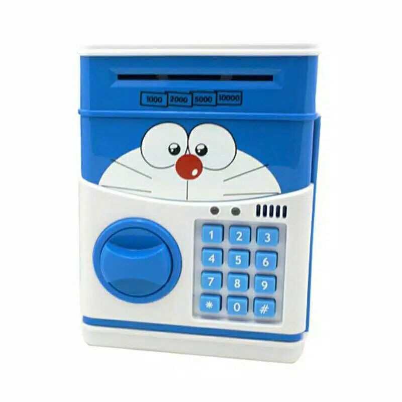 Celengan Atm Brangkas Karakter/Saving Deposit Box/Coin Bank
