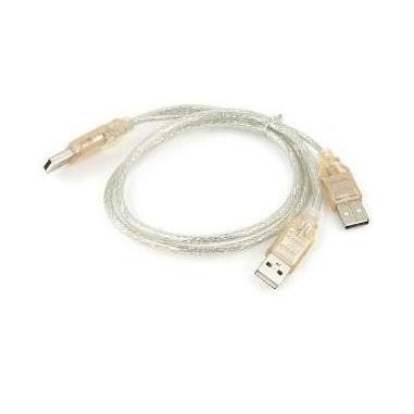 Kabel USB AM-AM Cowo Cowo USB2.0 Data Extra Power Y Splitter Male Male