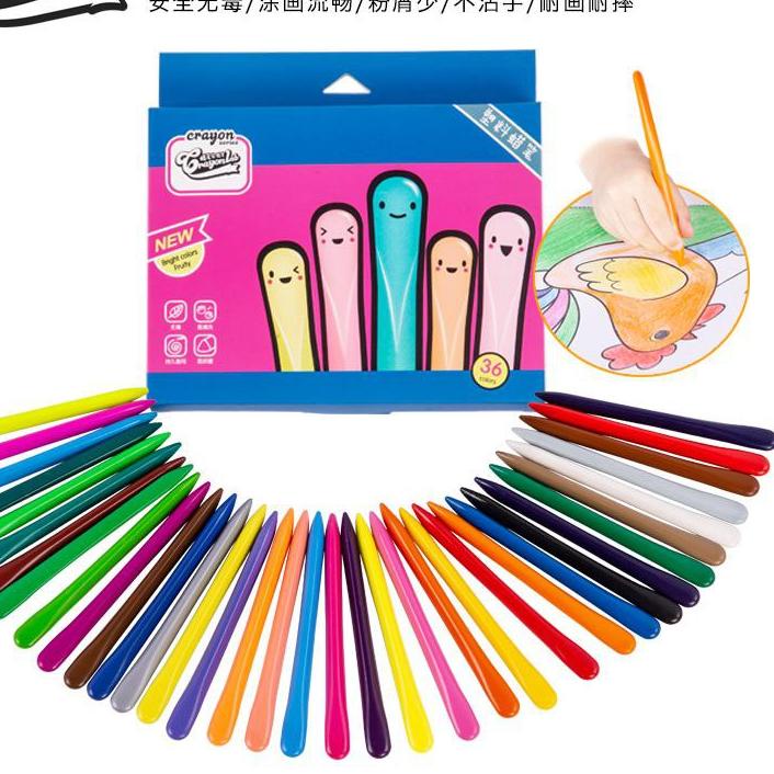 

Kekinian HIGH QUALITY Crayon Lab Non Toxic Crayon Triangular Crayon Lab Triangle Crayon Plastik Anti Kotor Tangan