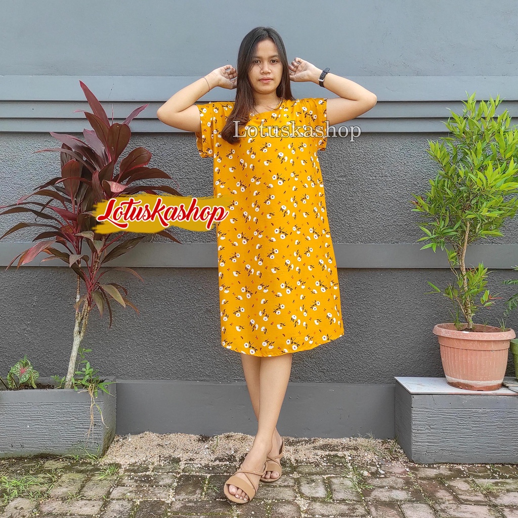 Daster Bali Arnium-Narmia Mustard